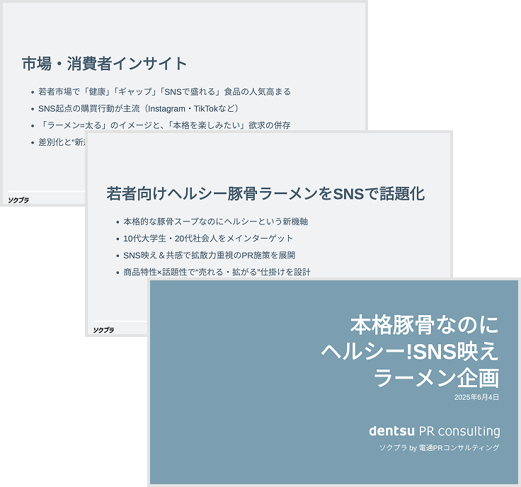 AI企画書サンプル